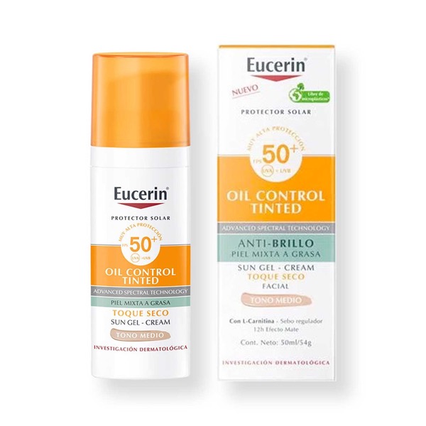 Eucerin Sun Oil Control Tono FPS 50+